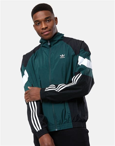 adidas stepjaken grün herren